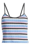 Rip Curl Bobby Stripe Cotton Blend Camisole In Multi