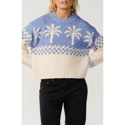 Rip Curl Bossa Crewneck Sweater In Transparent