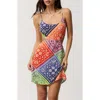 Rip Curl Bossa Nova Cutout Minidress In Multi