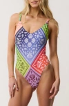 Rip Curl Bossa Nova One-piece Swimsuit In Multi