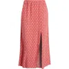 Rip Curl Cala Mayor Midi Skirt In Red