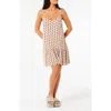 Rip Curl Cala Nights Flounce Hem Sundress In Ivory Multi