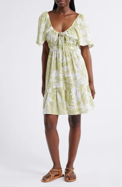 Rip Curl Cala Vadella Sundress In Sage