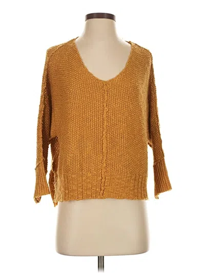Pre-owned Rip Curl Cardigan Sweater In Gold
