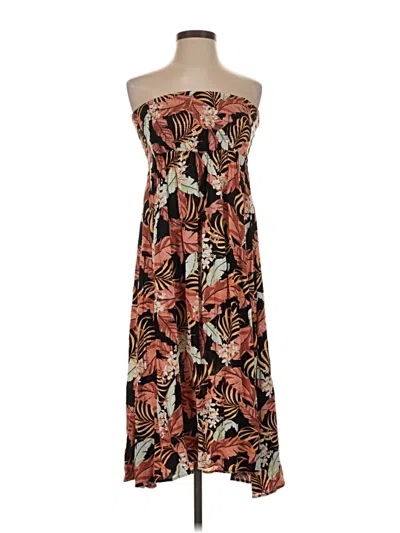 Pre-owned Rip Curl Casual Dress In Brown
