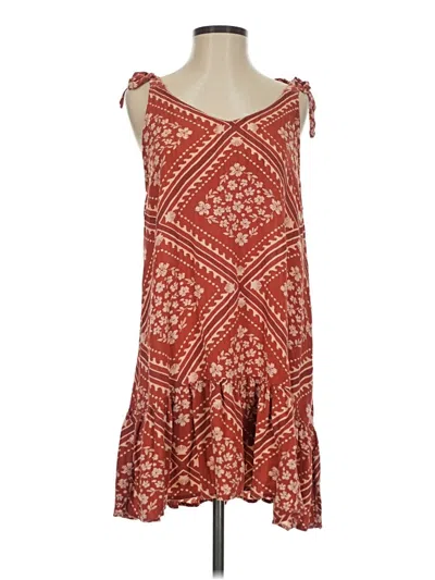 Pre-owned Rip Curl Casual Dress In Brown