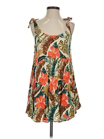 Pre-owned Rip Curl Casual Dress In Brown