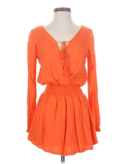Pre-owned Rip Curl Casual Dress In Orange
