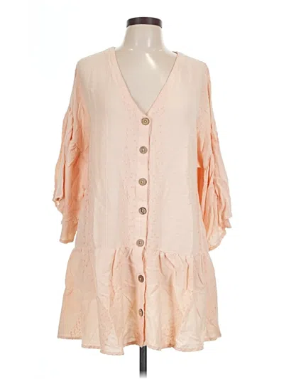 Pre-owned Rip Curl Casual Dress In Tan