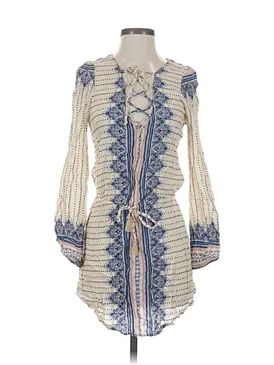 Pre-owned Rip Curl Casual Dress In White