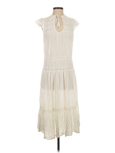 Pre-owned Rip Curl Casual Dress In White