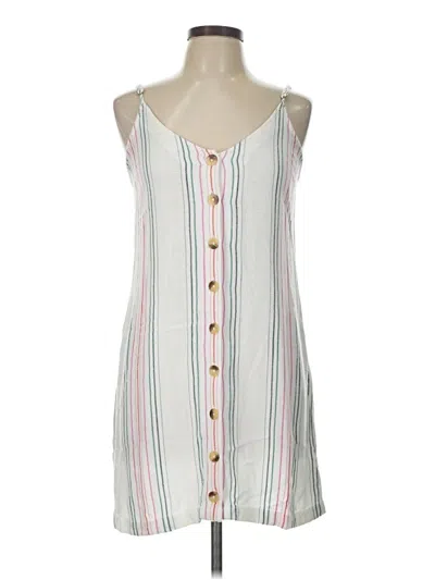 Pre-owned Rip Curl Casual Dress In White