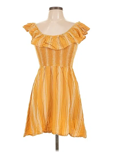 Pre-owned Rip Curl Casual Dress In Yellow