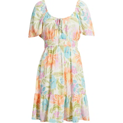 Rip Curl Catalina Island Floral Dress In Orange