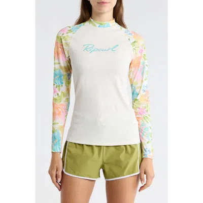 Rip Curl Catalina Island Long Sleeve Rashguard In Multi