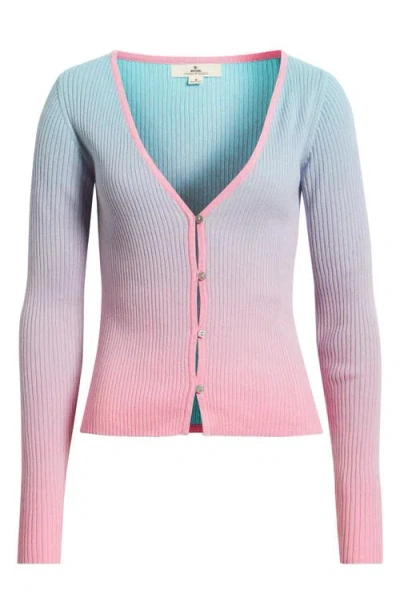 Rip Curl Catalina Ombré Button-up Cardigan In Multi