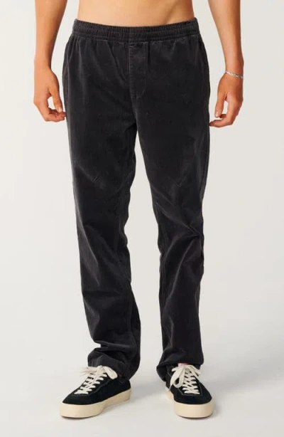 Rip Curl Classic Surf Cord Beach Pants In Black