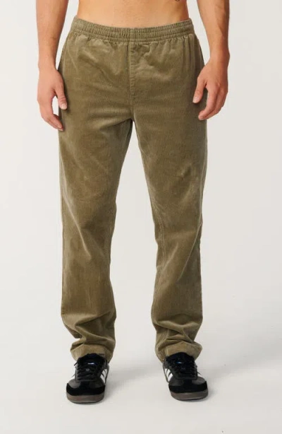 Rip Curl Classic Surf Cord Beach Pants In Green