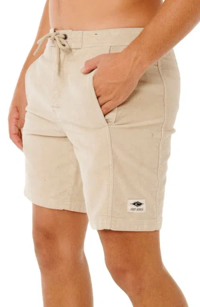 Rip Curl Classic Surf Corduroy Shorts In Brown