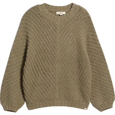 Rip Curl Classic Surf Cotton Blend Sweater In Brown