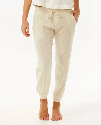 Rip Curl Classic Surf Pants In Natural In White