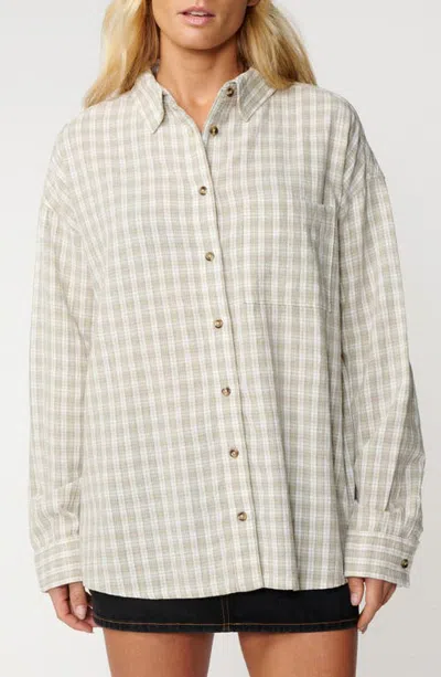Rip Curl Classic Surf Plaid Long Sleeve Shirt In Multi