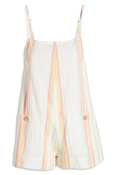 Rip Curl Classic Surf Stripe Romper In Bone