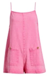 Rip Curl Classic Surf Tank Romper In Hot Pink