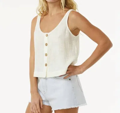 Rip Curl Classic Surf Tank Top In Bone In Beige