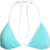Rip Curl Classic Surf Triangle Bikini Top In Blue