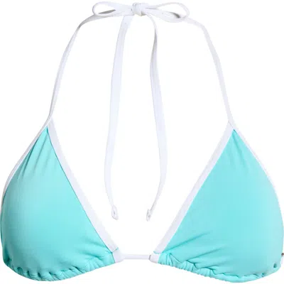 Rip Curl Classic Surf Triangle Bikini Top In Blue