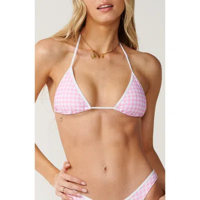 Rip Curl Classic Surf Triangle Bikini Top In White