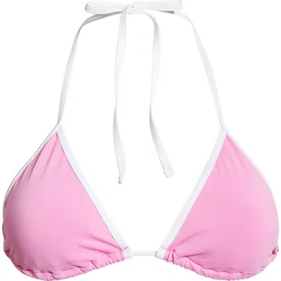 Rip Curl Classic Surf Triangle Bikini Top In Pink