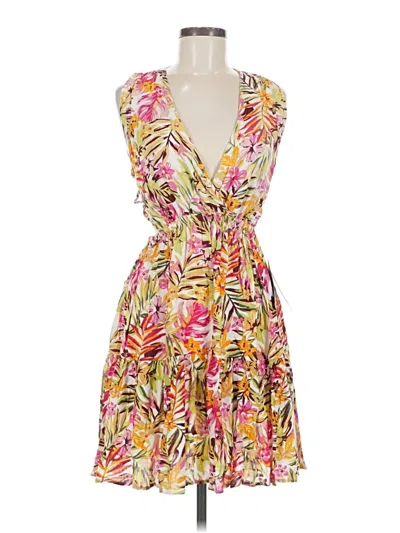 Pre-owned Rip Curl Cocktail Dress In Yellow