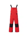Rip Curl Colour-block Bib-front Ski Pants In Red