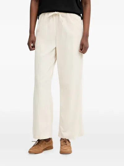 Rip Curl Corduroy Drawstring-waist Trousers In White