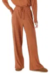 Rip Curl Cosy Ii Straight Leg Pant In Light Brown In Multi