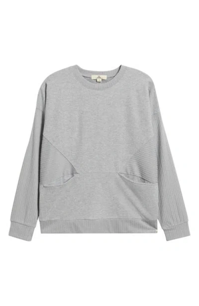 Rip Curl Cozy Fleece Sweatshirt In Gray