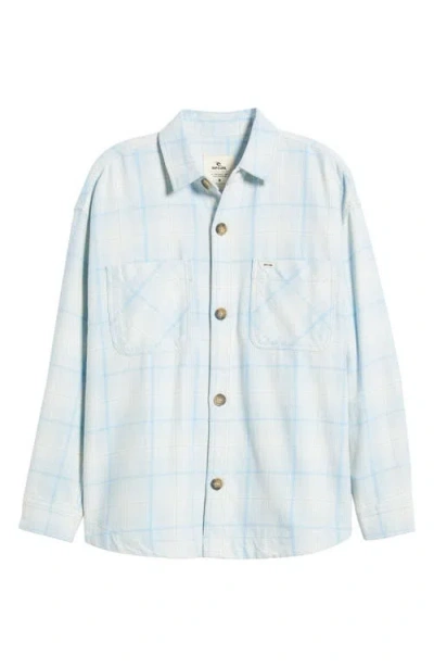 Rip Curl Desert Dreams Flannel Shirt In Antique White