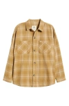Rip Curl Desert Dreams Flannel Shirt In Bronze