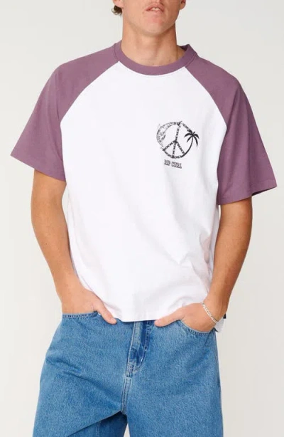 Rip Curl Disorder Dolphin Cotton Graphic T-shirt In White