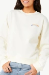 Rip Curl Dune Dancer Relaxed Sweatshirt In California Bone