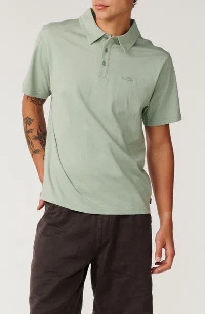 Rip Curl Easy As Relaxed Polo In Sage