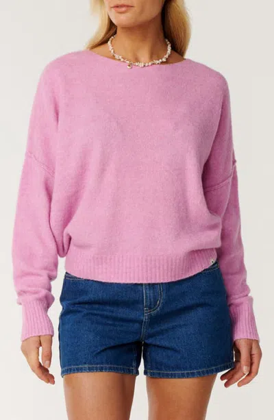 Rip Curl Emily Crewneck Sweater In Pink