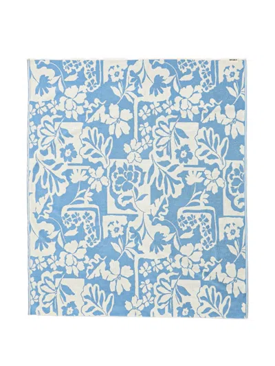 Rip Curl Floral-print Beach Towel In Blue