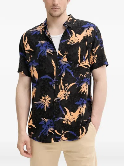 Rip Curl Floral-print Short-sleeve Shirt In Multi