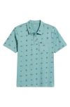 Rip Curl Fun Times Cotton Polo In Blue