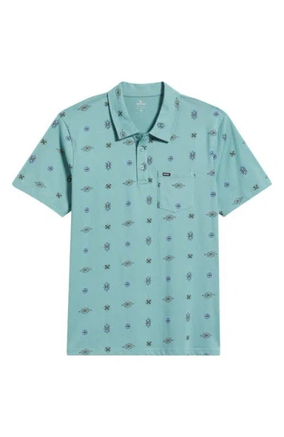 Rip Curl Fun Times Cotton Polo In Blue