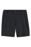 Rip Curl Global Entry Boardwalk Water Repellent Shorts In Black