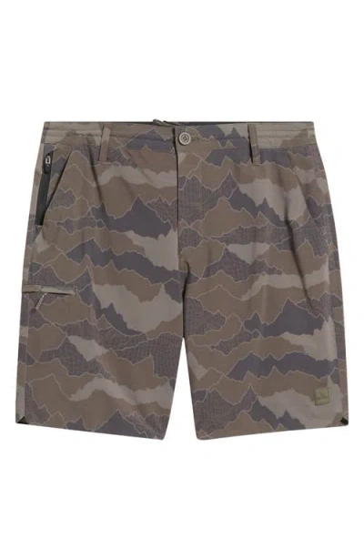 Rip Curl Global Entry Boardwalk Water Repellent Shorts In Green